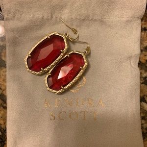Berry & Gold Kendra Scott Earrings